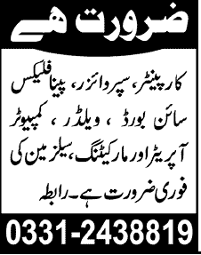 Technical Staff Required