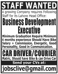 Business Development Executive Job