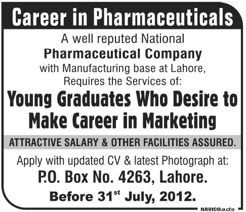 A Pharmaceutical Company Requires Marketing Staff