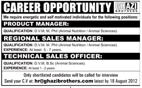 Sales Managers Required