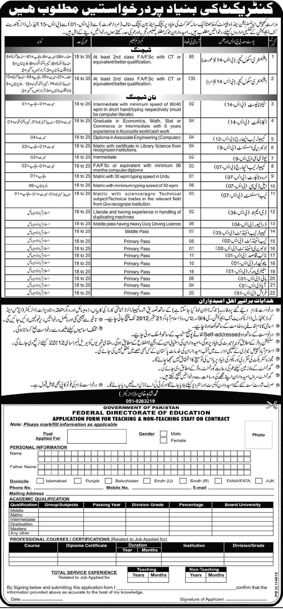 Ministry of Capital Administration and Development Jobs (Government Job)