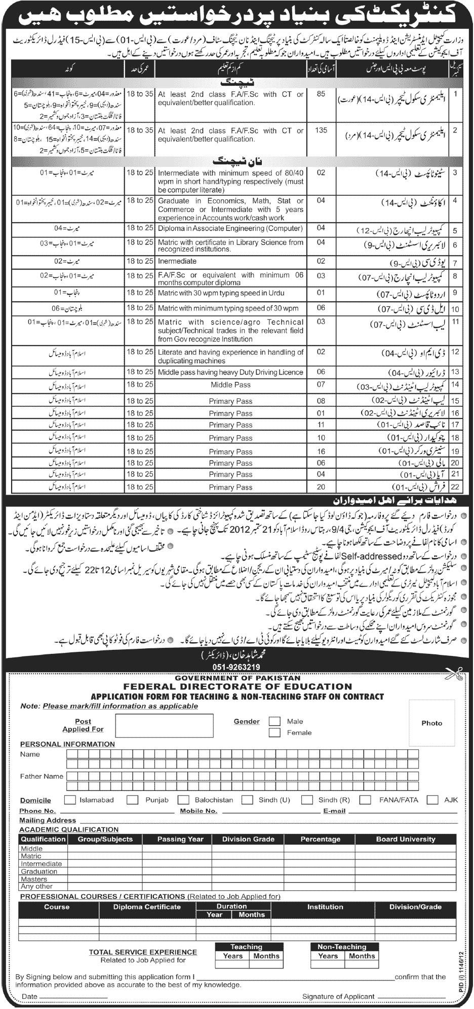 Ministry of Capital Administration and Development Jobs (Government Job)