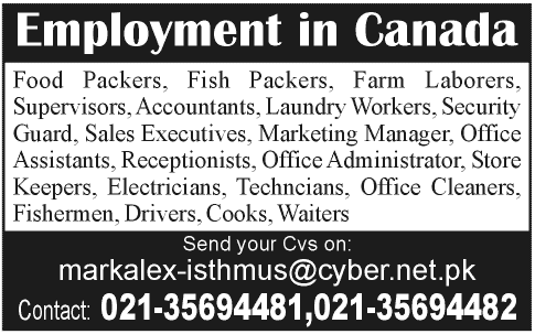 Jobs in Canada