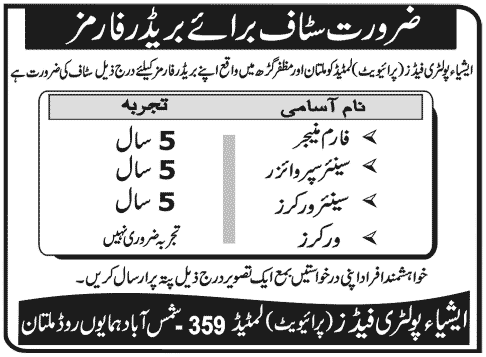 Jobs in Asia poultry Feeders