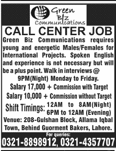 Call Center Job