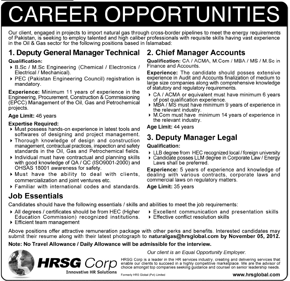 Jobs in HRSG Corp