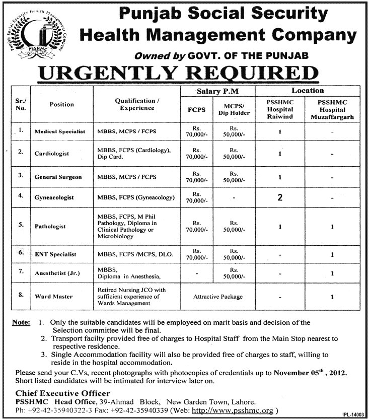 Jobs in Punjab Social Society