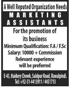 Marketing Assistants Jobs in an Organization