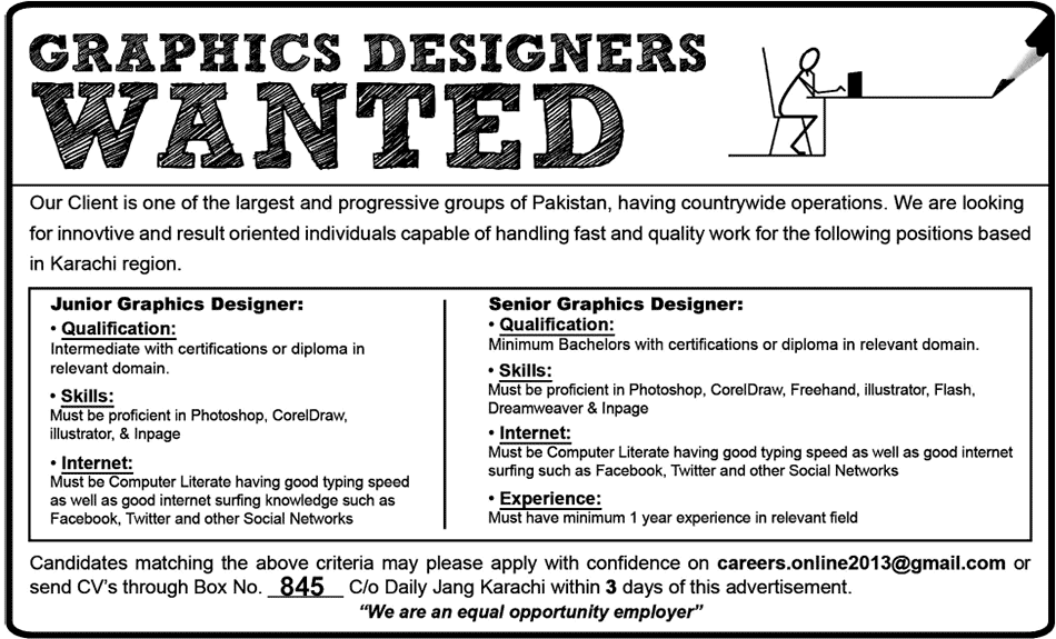 Graphics Designer Jobs in Karachi 2014 September Latest