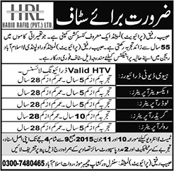 Excavator / Loader / Grader / Roller Operator & Driver Jobs in Islamabad / Rawalpindi 2015 June Habib Rafiq Pvt Ltd