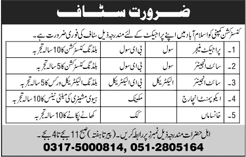 Construction Company Jobs in Islamabad April 2018 Site Engineers & Others Latest