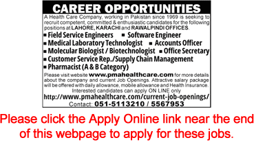 Pakistan Microbiological Associates Jobs 2018 April / May Apply Online Software Engineers & Others Latest