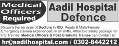 Medical Officer Jobs in Lahore April 2018 May at Aadil Hospital Latest