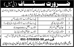 Social Welfare Department Punjab Jobs May 2018 June Rawalpindi Instructors, Teachers & Librarian Latest