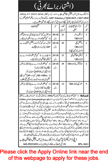 Directorate General of Special Education Punjab Jobs 2019 April Apply Online Teachers, Clerks & Others Latest