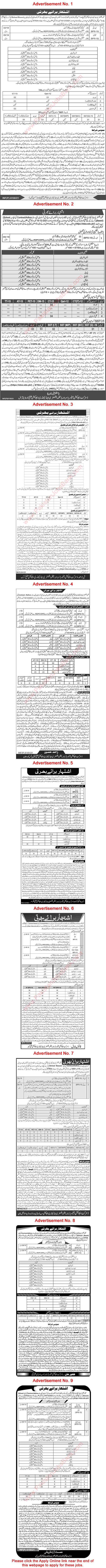 Elementary and Secondary Education Department KPK Jobs December 2021 Apply Online ETEA Latest