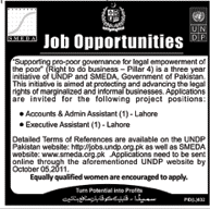 SMEDA Job Opportunities