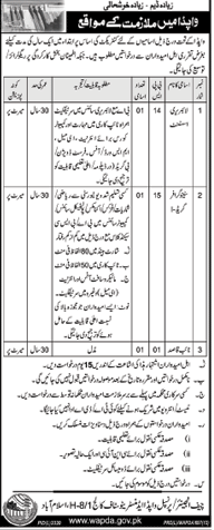 Library Assistant and Stenographer Job Under WAPDA