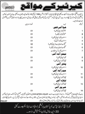 Pakistan Horticulture Development & Export Company (PHDEC) Jobs