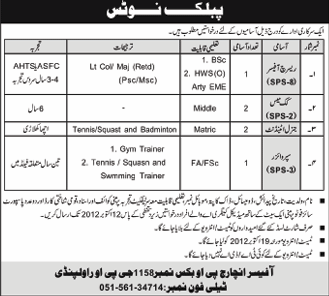 A Government Sector Organization Requires Staff (Government Job)