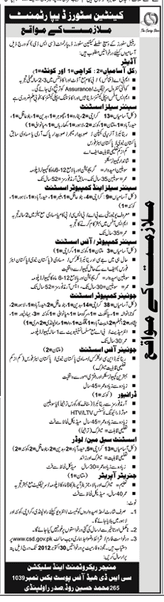 Jobs in Canteen Stores Department - CSD Jobs