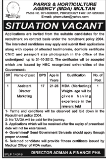 Jobs in Multan