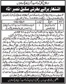 Government Degree College Lodhran Requires LA