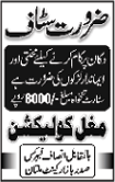 Salesman Jobs in Multan 2013 September Shop Staff at Mughal Collection