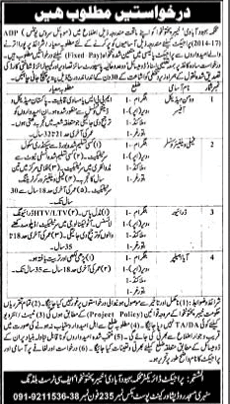 Population Welfare Department KPK Jobs 2015 Medical Officer, Driver, Aya & Family Welfare Counselor