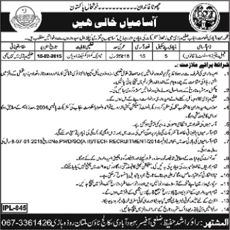 Female Family Welfare Assistant Jobs in Vihari 2015 Latest Population Welfare Department