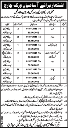 Kalabagh Headworks Division Dadu Khel Jobs 2015 June Irrigation Department Mianwali Baildar & Others