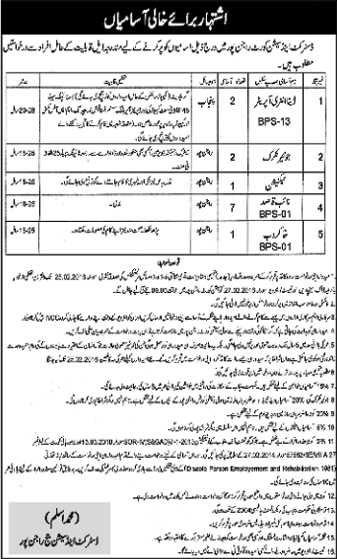 District and Session Court Rajanpur Jobs 2016 February Clerks, Data Entry Operators, Naib Qasid & Others Latest