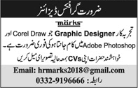 Graphic Designer Jobs in Peshawar April 2020 at Marks Latest
