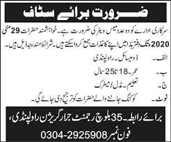 Mess Waiter Jobs in 35 Baloch Regiment Jarrar Division Rawalpindi 2020 May Latest