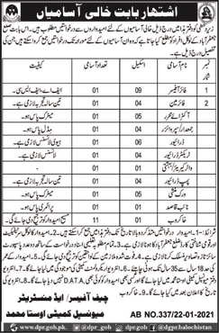 Municipal Committee Usta Muhammad Jobs 2021 Jafarabad Khakroob & Others Latest