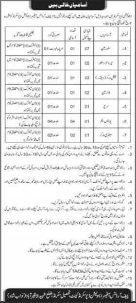 Ammunition Depot Sakrand Jobs 2023 USM Labour, Sanitary Workers & Others Latest