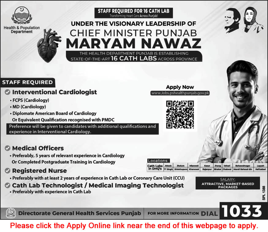 Health Department Punjab Jobs July 2025 August Apply Online Medical Officers, Nurses & Others Latest