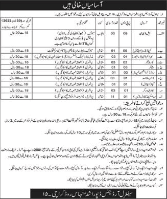 Central Ordnance Depot Karachi Jobs June 2022 COD USM Labors, Clerks, Drivers & Others Latest