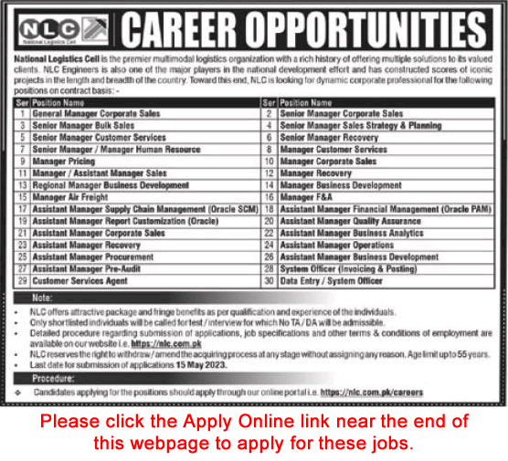 NLC Jobs April 2023 May Apply Online Assistant Managers & Others Latest