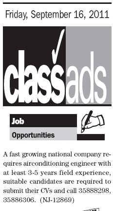 Misc. Jobs The News Classified