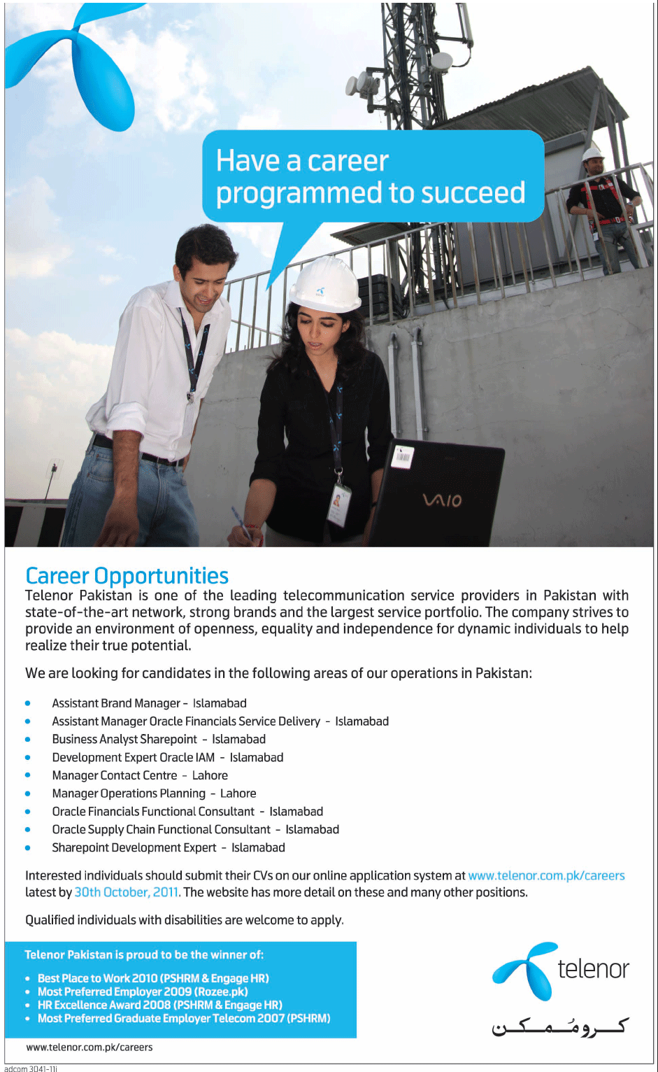 Telenor Career Opportunities