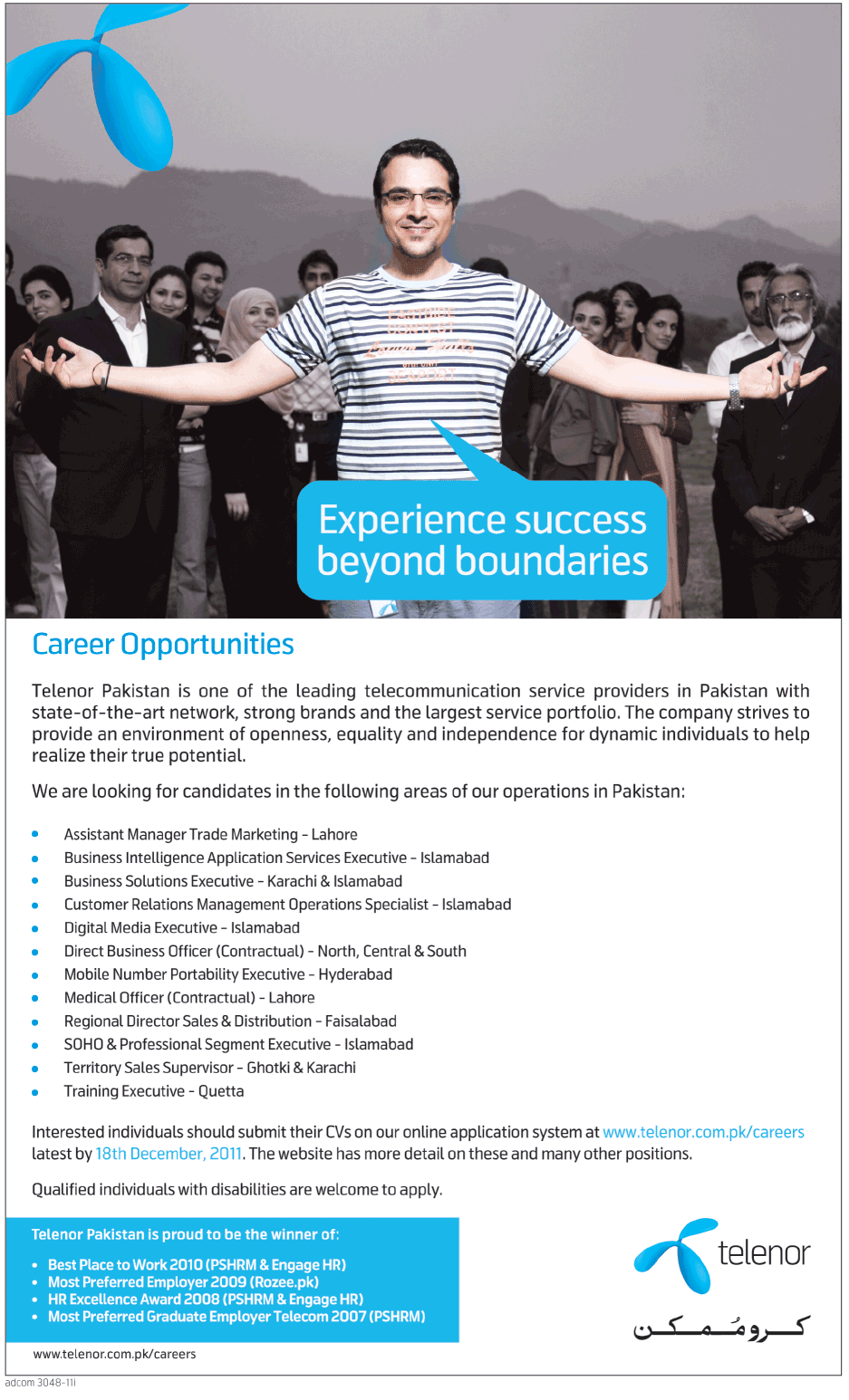 Telenor Jobs Opportunities