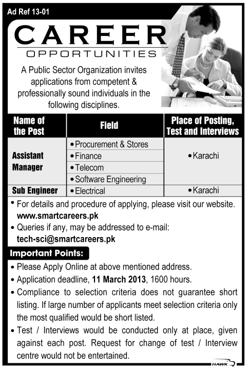 SUPARCO Jobs 2013 in Karachi Latest for Assistant Managers & Sub-Engineers