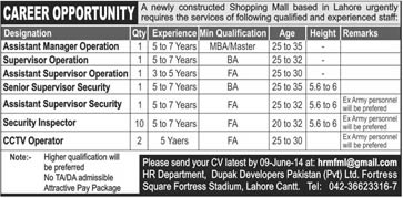 Dupak Developers Pakistan Jobs 2014 June