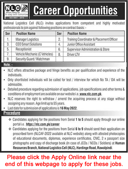 NLC Jobs May 2022 Apply Online Office Assistant, Receptionist, Driver & Others Latest